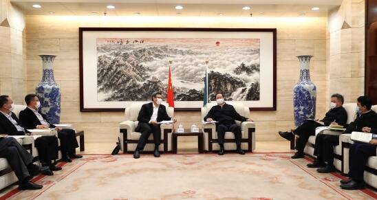 錢(qián)智民拜會(huì)國(guó)家電網(wǎng)黨組書(shū)記、董事長(zhǎng)毛偉明