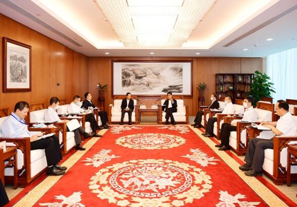 華能集團有限公司黨組書記、董事長舒印彪會見國開行董事長趙歡