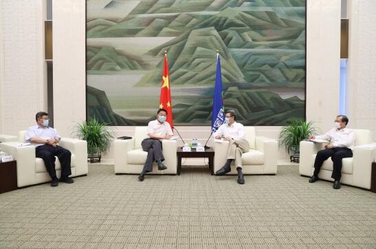 錢智民、江毅會(huì)見青海省委副書記、省長(zhǎng)劉寧