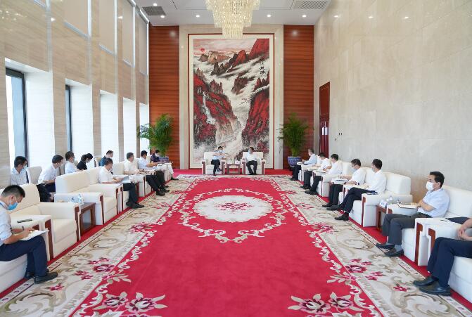 中國能建黨委書記、董事長汪建平會見陜西省副省長趙剛一行