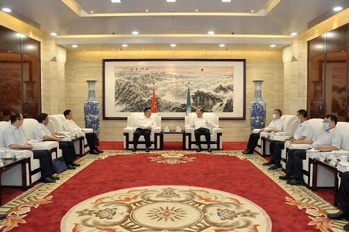 辛保安會見中國西電集團董事長白忠泉、總經(jīng)理裴振江