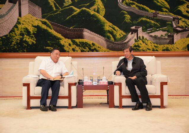 宋海良、孫洪水與大唐集團董事長陳飛虎座談