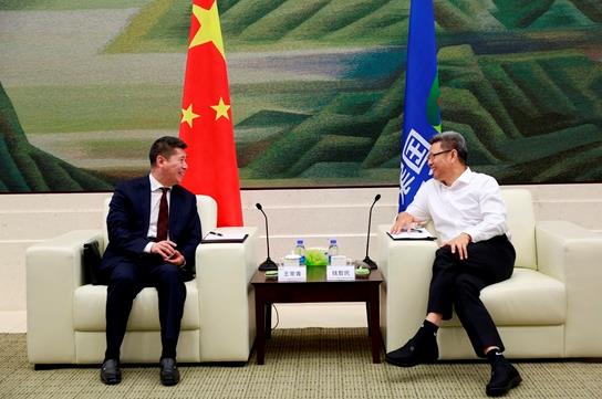 錢智民會(huì)見(jiàn)中信建投董事長(zhǎng)王常青、總裁李格平