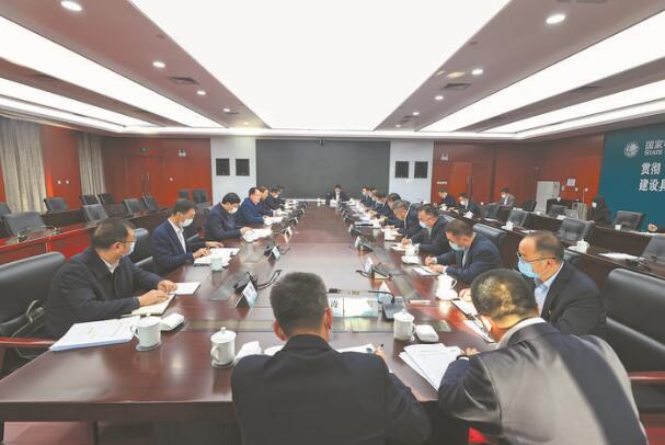 毛偉明董事長、辛保安總經(jīng)理赴國網(wǎng)新疆電力調(diào)研