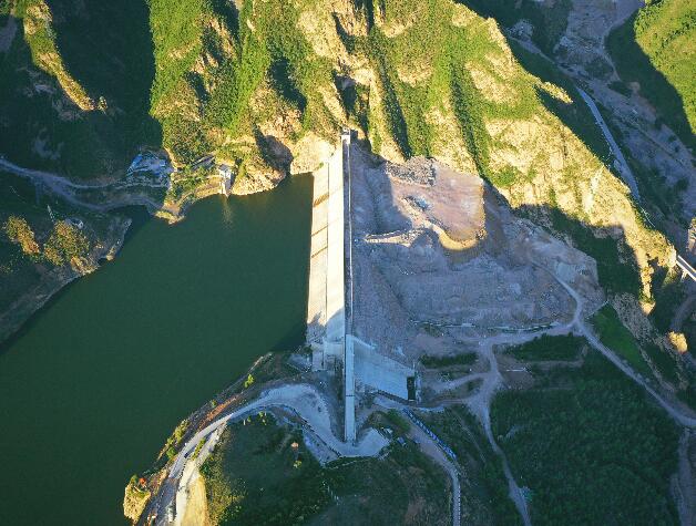 河北豐寧抽水蓄能電站下水庫蓄水