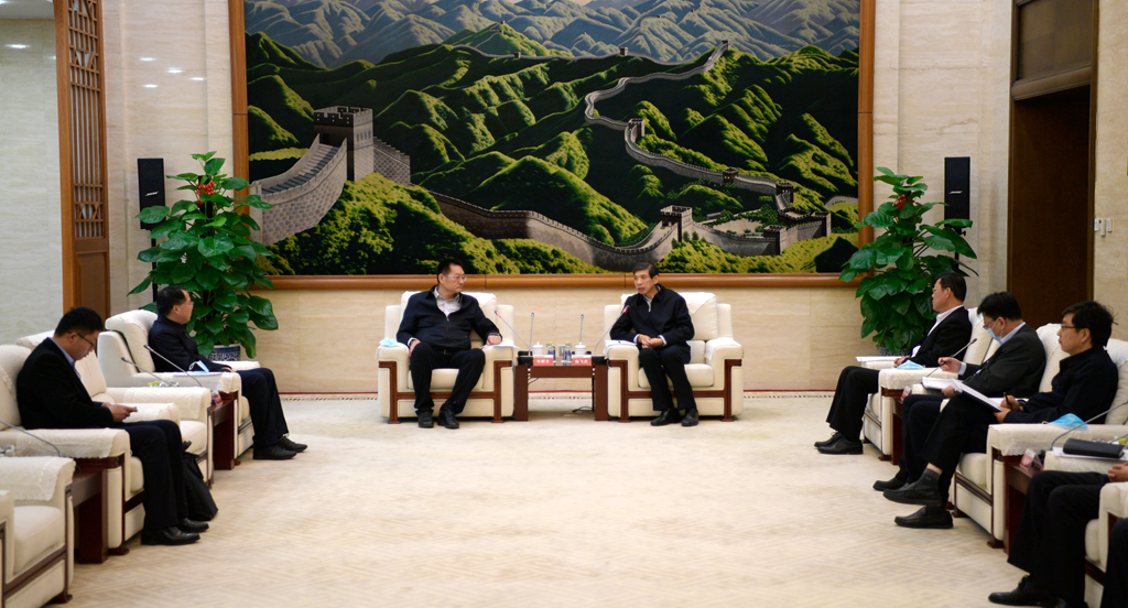 大唐集團(tuán)公司黨組書記、董事長陳飛虎會(huì)見山東菏澤市委書記張新文