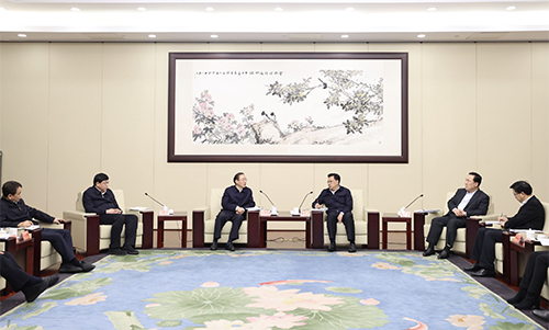 辛保安、張智剛拜會(huì)浙江省委書記袁家軍、省長(zhǎng)王浩