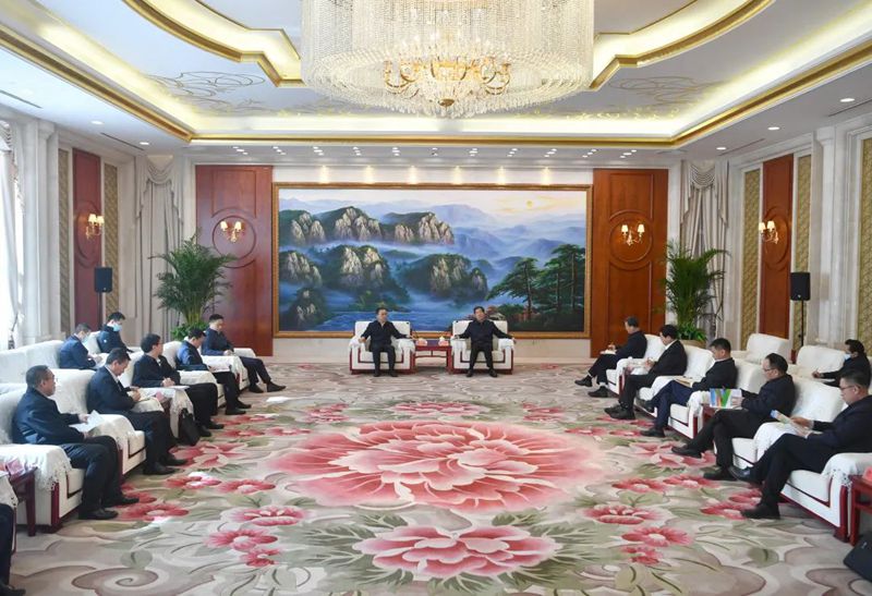 鄒磊拜會寧夏回族自治區(qū)黨委書記、人大常委會主任陳潤兒