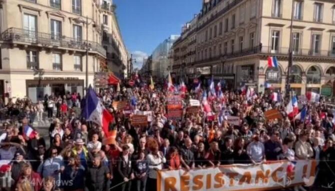 能源危機(jī)、高通脹令德法面臨“持續(xù)動蕩”危機(jī)，抗議罷工不斷上演