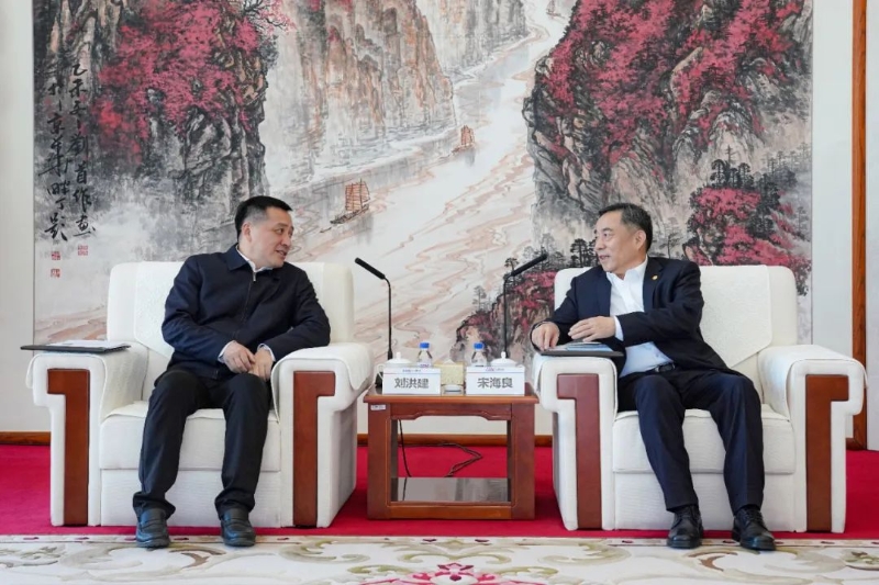 中國能建黨委書記、董事長宋海良與云南省委常委、昆明市委書記劉洪建會(huì)談