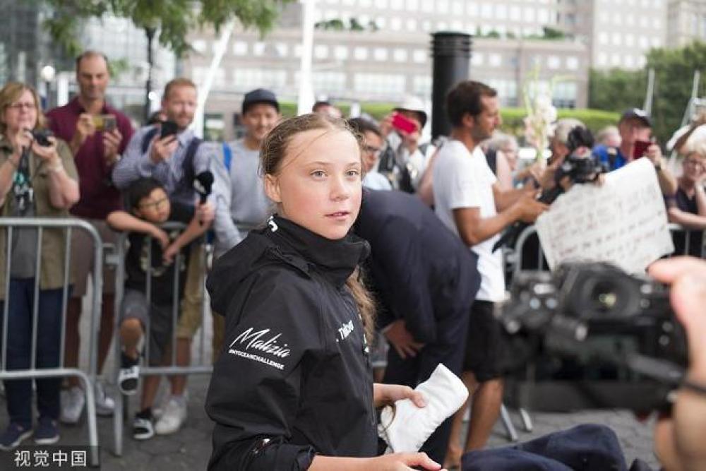 瑞典“環(huán)保少女”堵門挪威能源部，抗議在牧民土地建風(fēng)力渦輪機(jī)