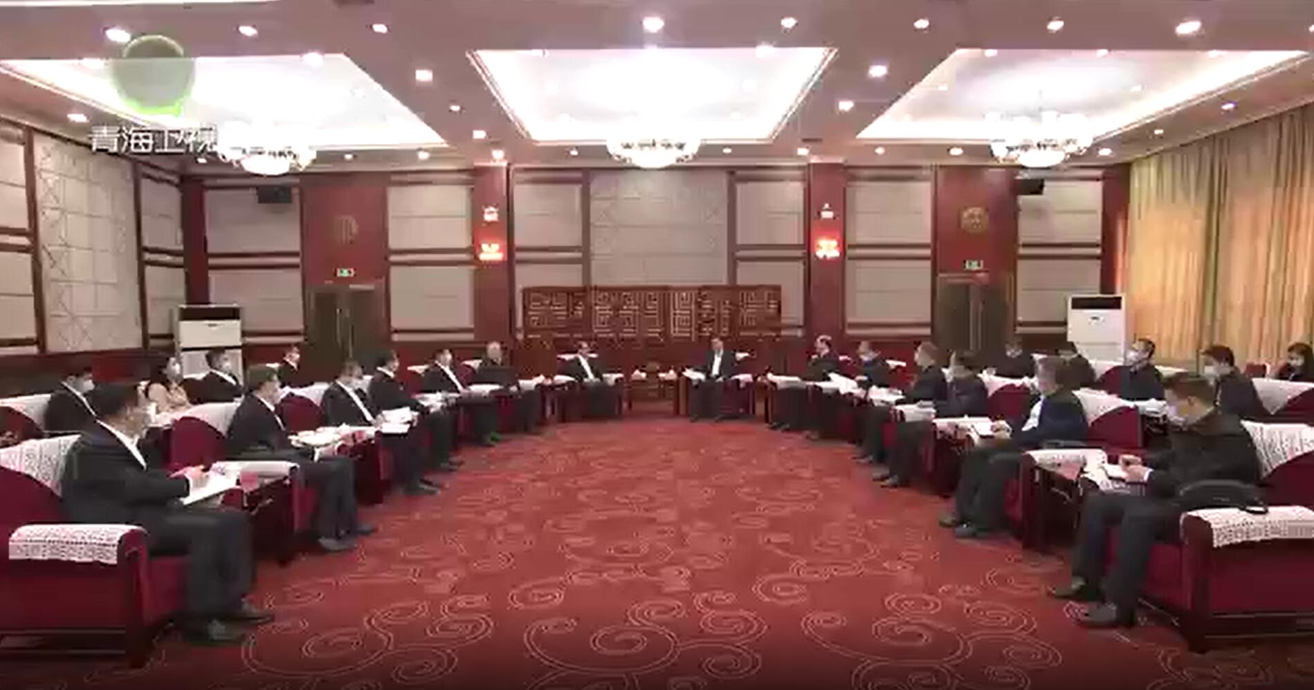 華電集團黨組書記江毅、黨組副書記葉向東拜會青海省委書記陳剛、省長吳曉軍