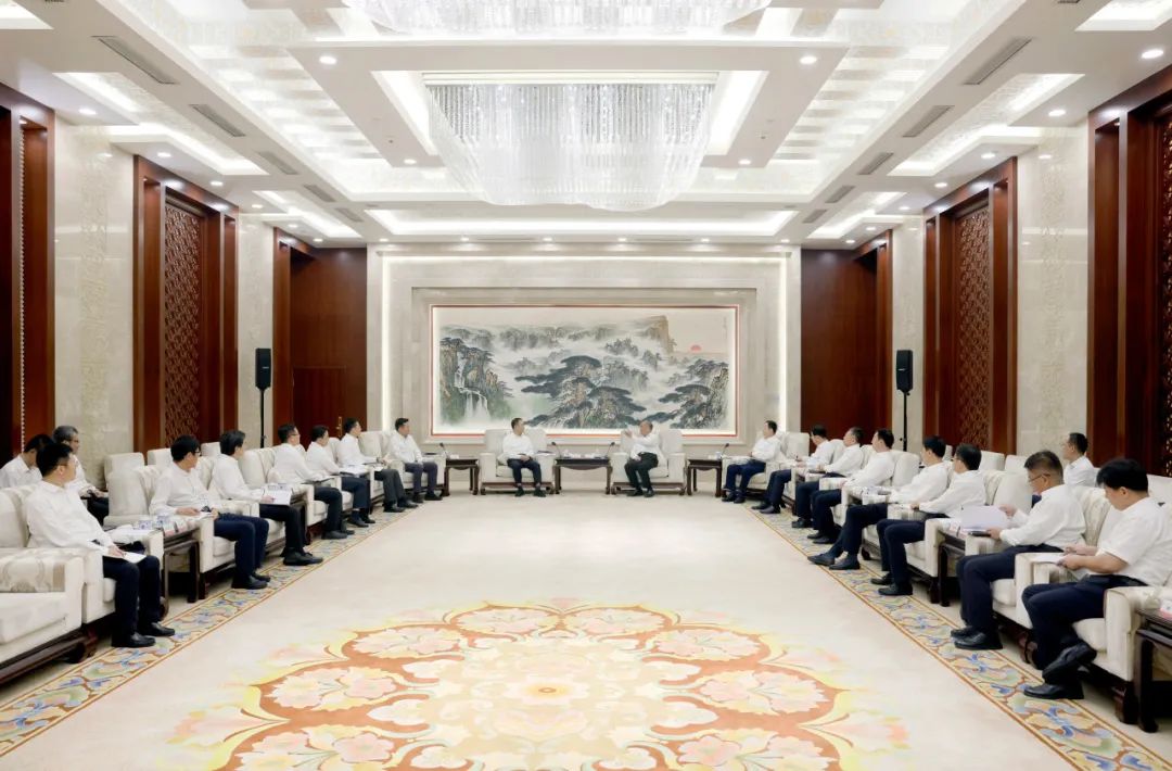 大唐集團(tuán)鄒磊、劉明勝拜會(huì)山東省委書記林武、省長(zhǎng)周乃翔