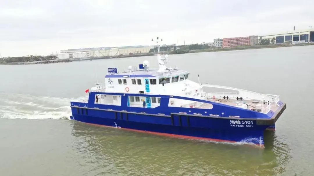 七〇二所研發(fā)的兩型風(fēng)電運維首制船圓滿完成試航！