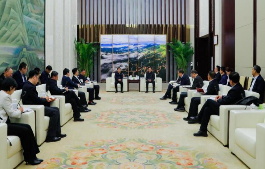 國(guó)家電投黨組書(shū)記、董事長(zhǎng)劉明勝會(huì)見(jiàn)遼寧省委常委、沈陽(yáng)市委書(shū)記王新偉