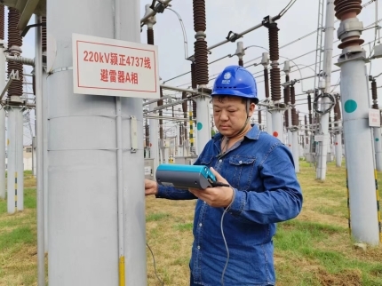 監(jiān)督檢查隱患電桿，全力保障電力安全