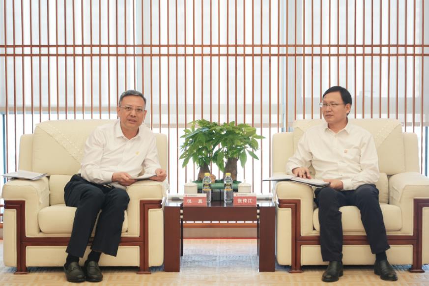 中國能建黨委副書記、總經(jīng)理倪真與中國大唐總經(jīng)理張傳江會談