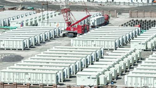 中國首個GWh級儲能項目，海博思創(chuàng)在荒漠建立起“綠色長城”