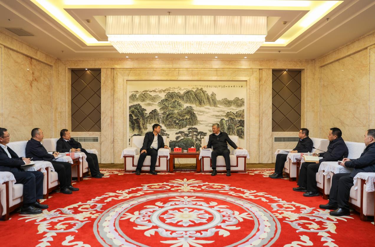 大唐甘肅公司黨委書記、董事長王建偉拜會隴南市委書記張柯兵、市長劉永革