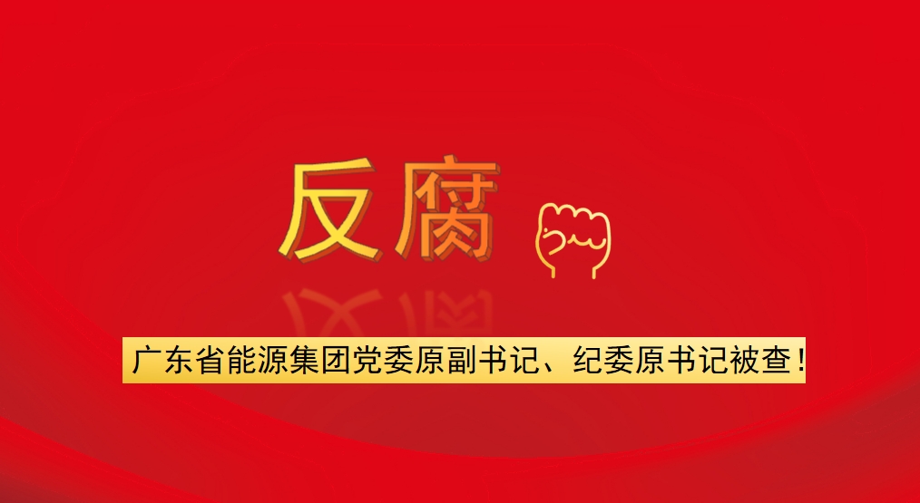 廣東省能源集團(tuán)黨委原副書記、紀(jì)委原書記被查！