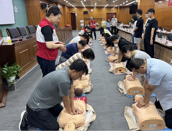 中國電科院舉辦應急救護及AED操作能力提升培